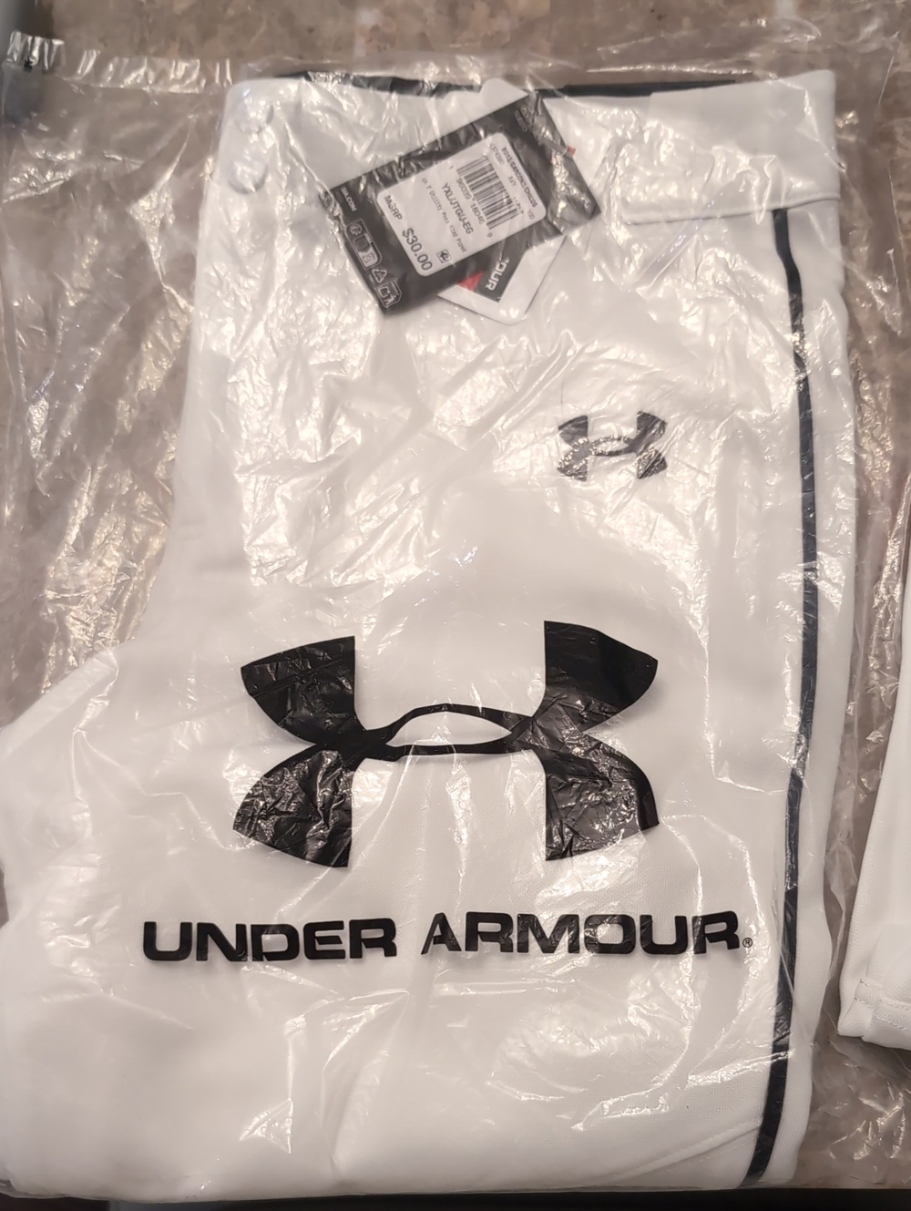 Two Pair of NEW Under Armour YXL Baseball Pants